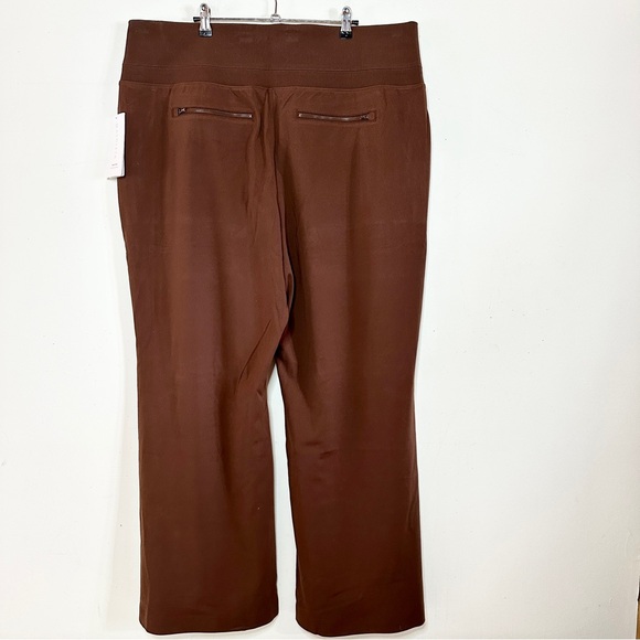 Athleta Venice Flare Stretch Pants 2X Mocha - Picture 5 of 9